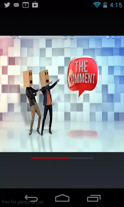 Capturas de tela do The Comment
