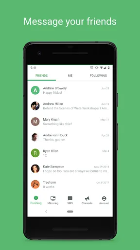 Capturas de pantalla de Pushbullet: SMS on PC and more