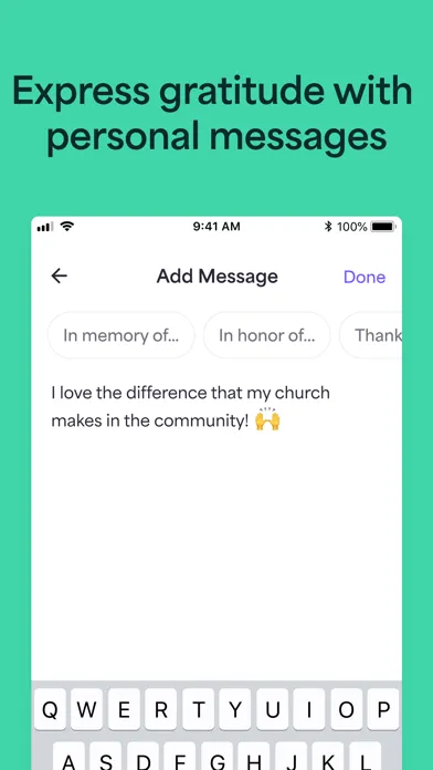 Givelify Mobile Giving App スクリーンショット
