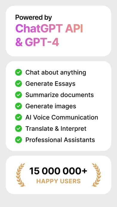 AI Chat - Instant Chatbot Screenshots