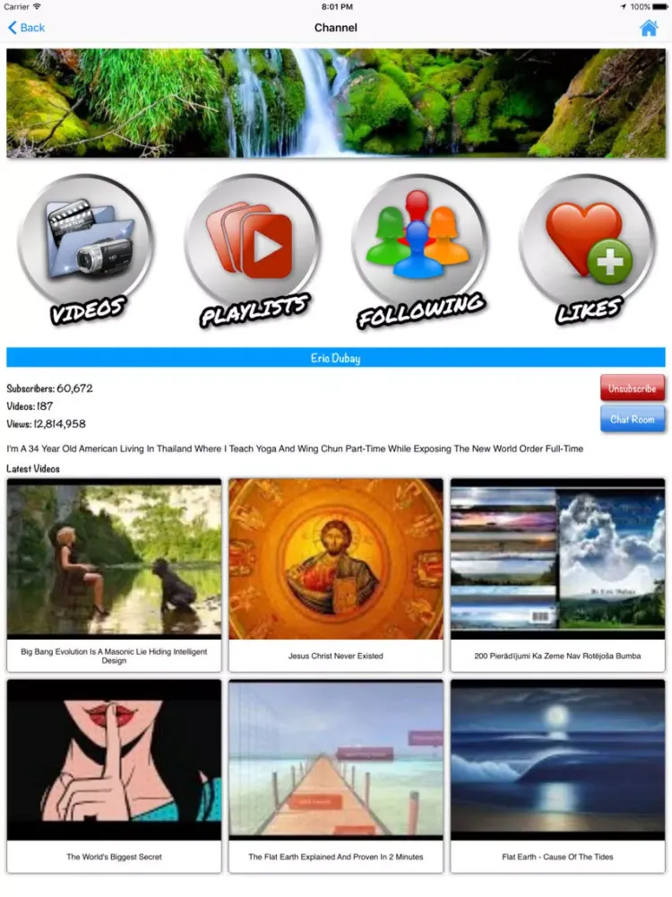 Flat Earth Club iPad  Screenshots