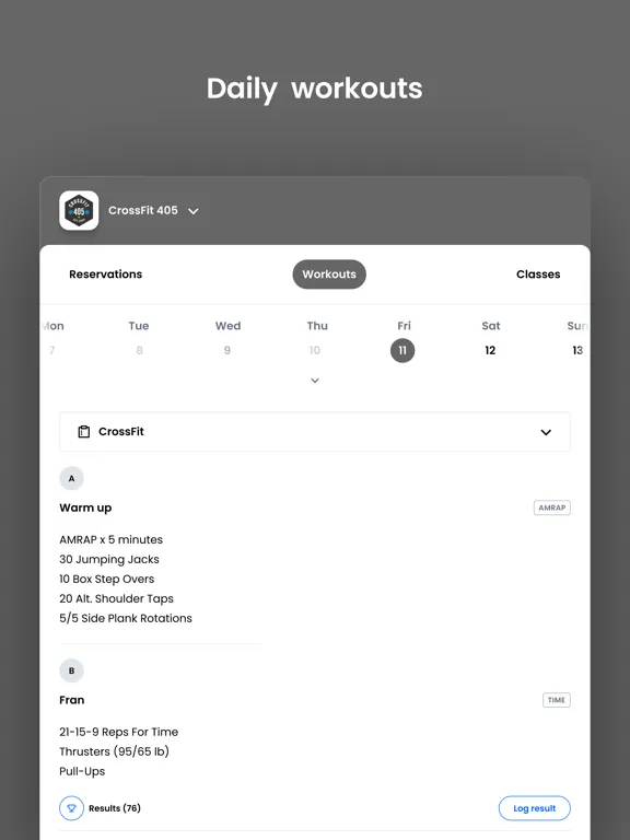 CrossFit 405 iPad  Ekran Görüntüleri