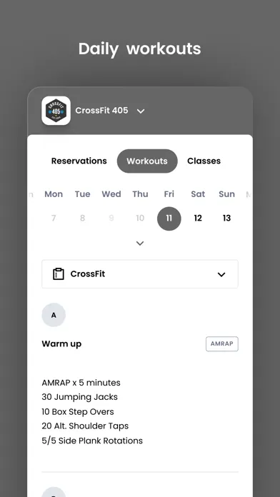 CrossFit 405 Ekran Görüntüleri