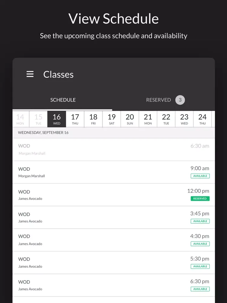 Zrzuty ekranu CrossFit Chiltern iPad 