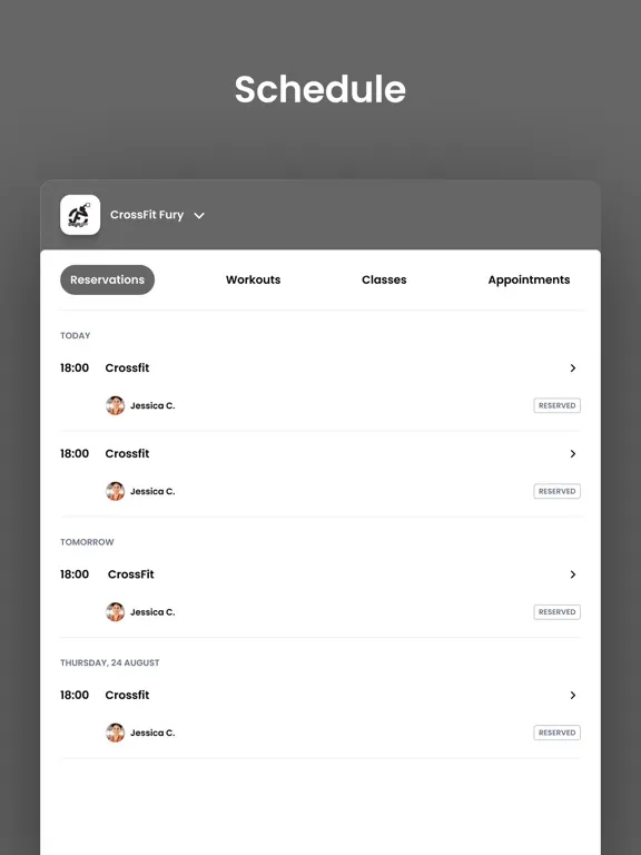 Captures d'écran de CrossFit Fury iPad 