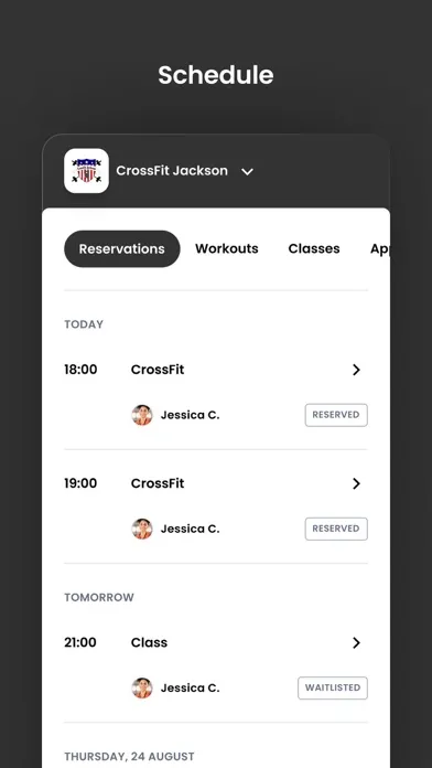 Capturas de pantalla de CrossFit Jackson