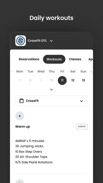 CrossFit OTL Ekran Görüntüleri