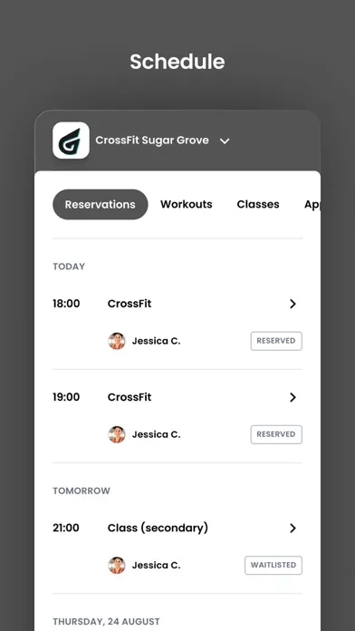 CrossFit Sugar Grove Ekran Görüntüleri
