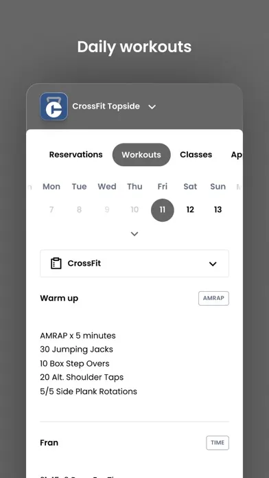 Screenshot di CrossFit Topside