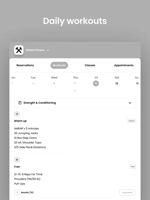 Captures d'écran de Dialed Fitness iPad 