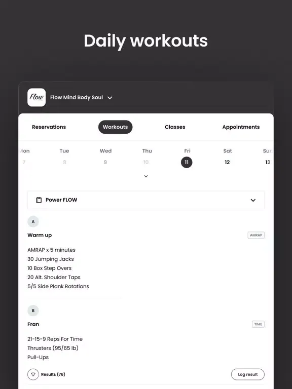 Capturas de tela do Flow Mind Body Soul iPad 