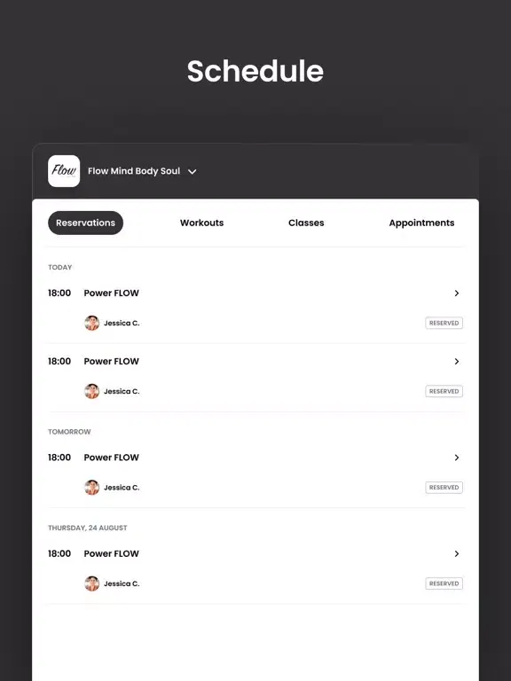 Capturas de tela do Flow Mind Body Soul iPad 