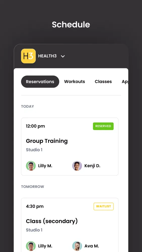 Tangkapan layar HEALTH3