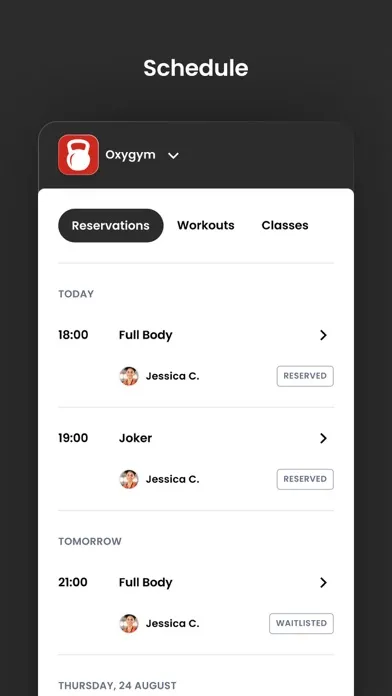Скриншоты Oxygym