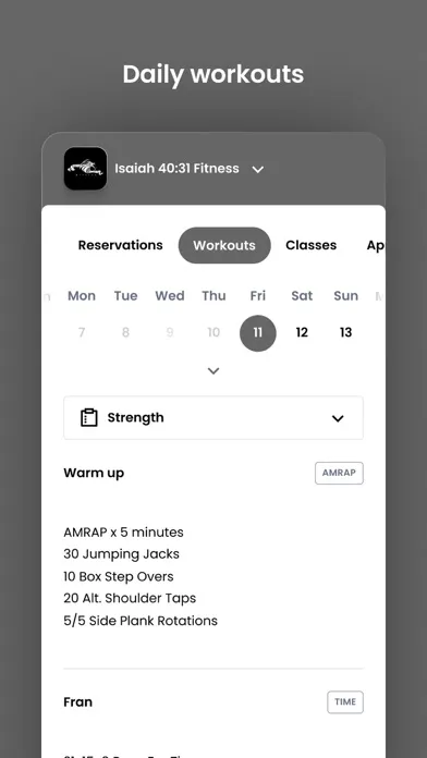 Screenshot di Isaiah 40:31 Fitness