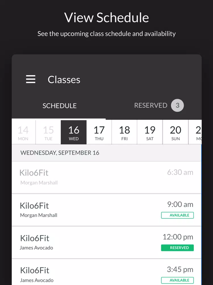 Kilo6Fit iPad  स्क्रीनशॉट