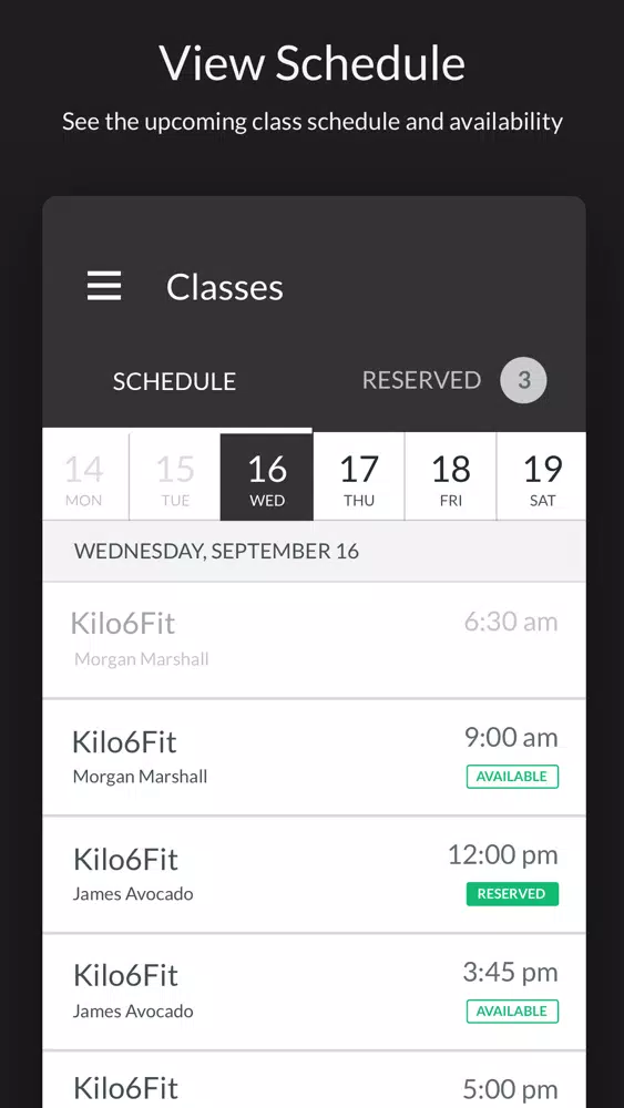 Kilo6Fit स्क्रीनशॉट