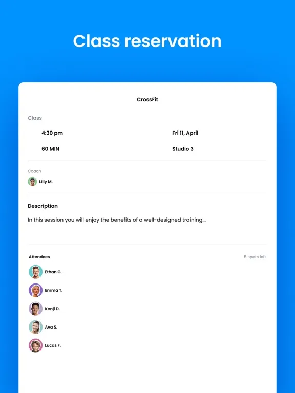 Koda CrossFit iPad  Screenshots