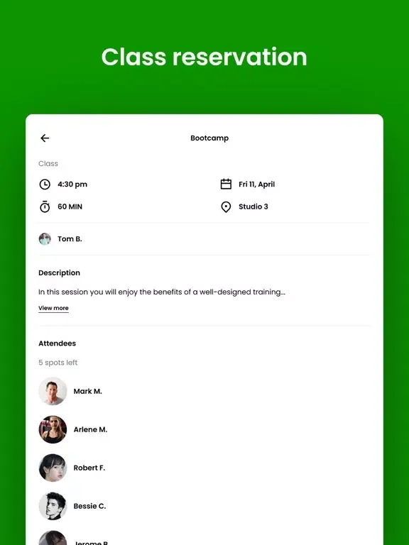 Mean Green Bootcamp iPad  स्क्रीनशॉट
