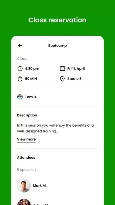 Mean Green Bootcamp स्क्रीनशॉट