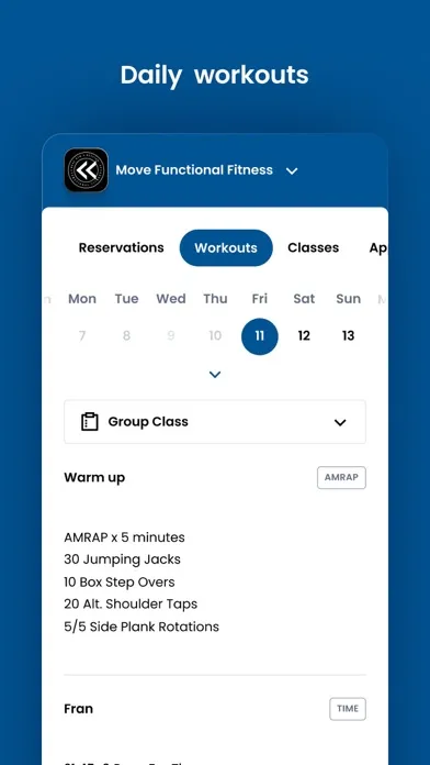 Move Functional Fitness سکرین شاٹس