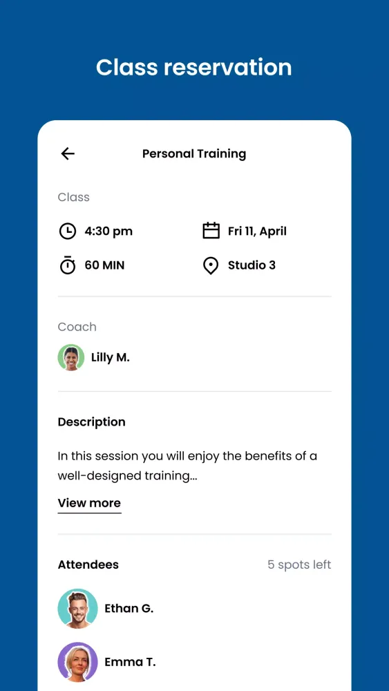 Zrzuty ekranu North Star Personal Training