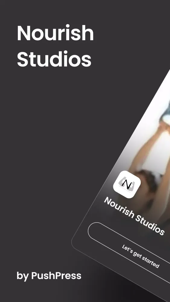 Capturas de tela do Nourish Studios