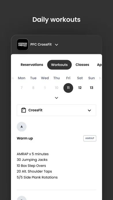 Скриншоты PFC CrossFit