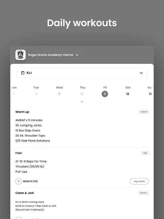 Roger Gracie Academy Vienna iPad  Screenshots