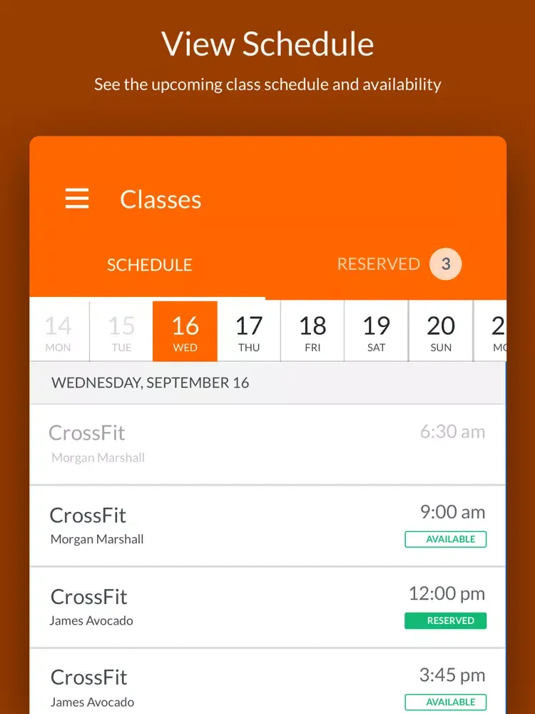 Ảnh chụp màn hình của Hammer CrossFit Tempe iPad 