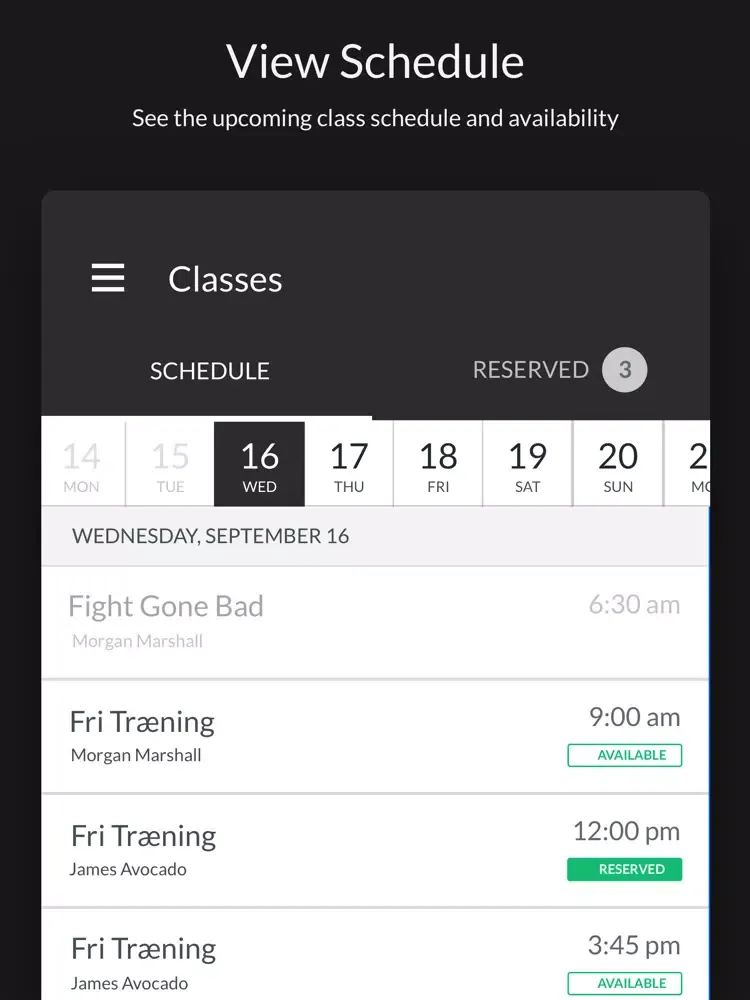 SPS Gym iPad  سکرین شاٹس