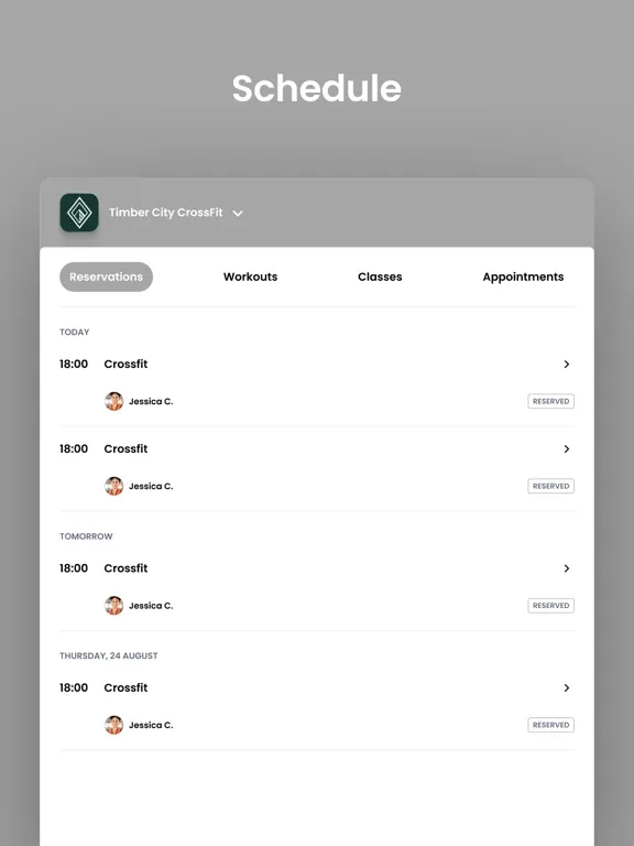 Timber City CrossFit iPad  Screenshots