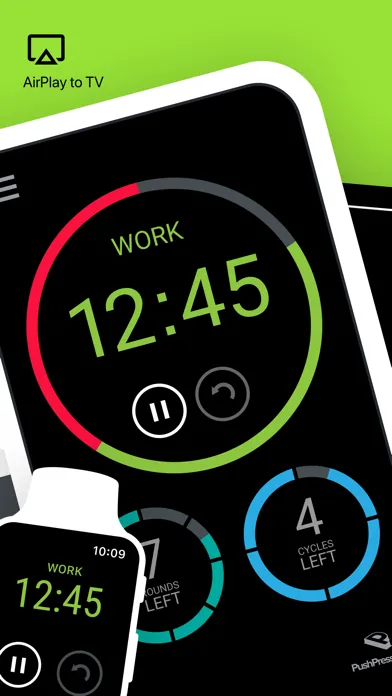 PushPress Workout Timer Screenshots