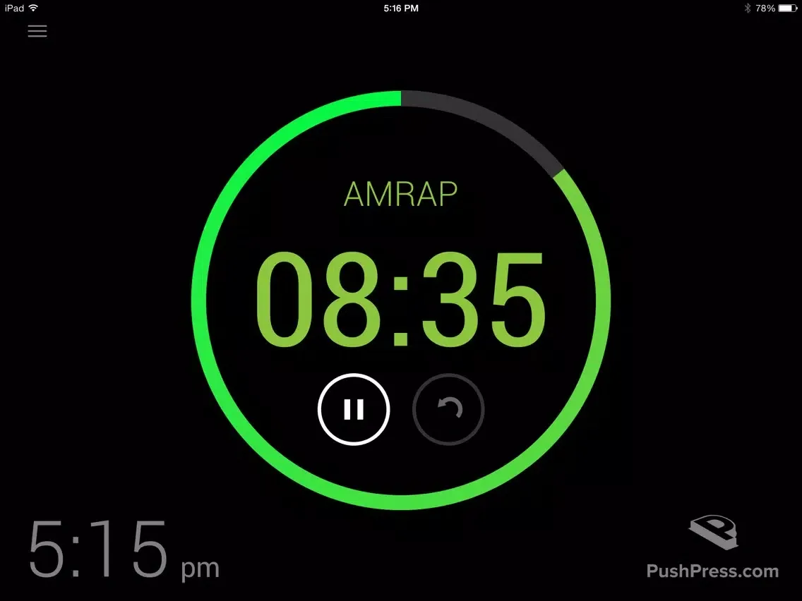 Capturas de tela do PushPress Timer Pro iPad 