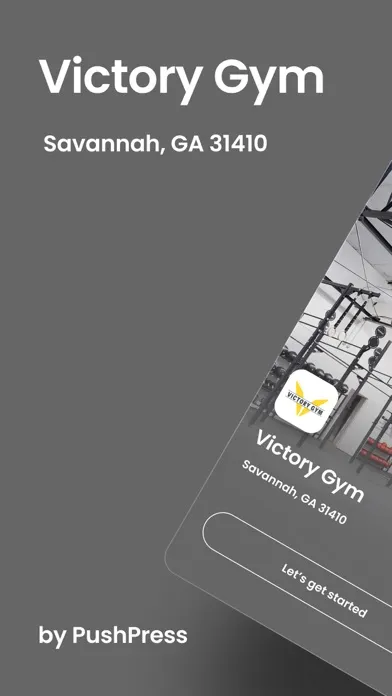Tangkapan skrin Victory Gym