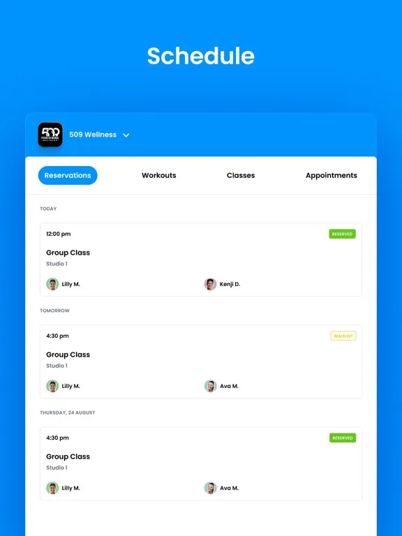 509 Wellness iPad  স্ক্রিনশট