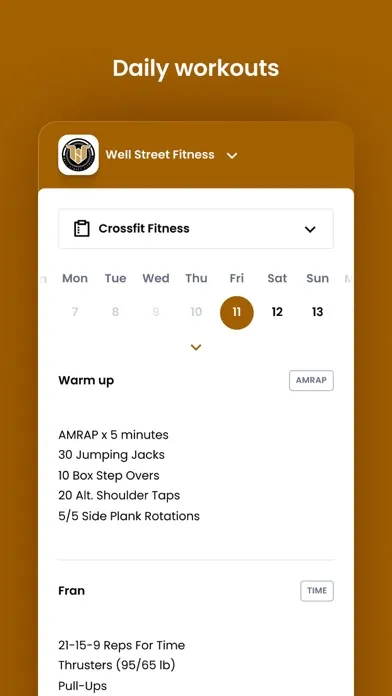 Well Street Fitness應用截圖