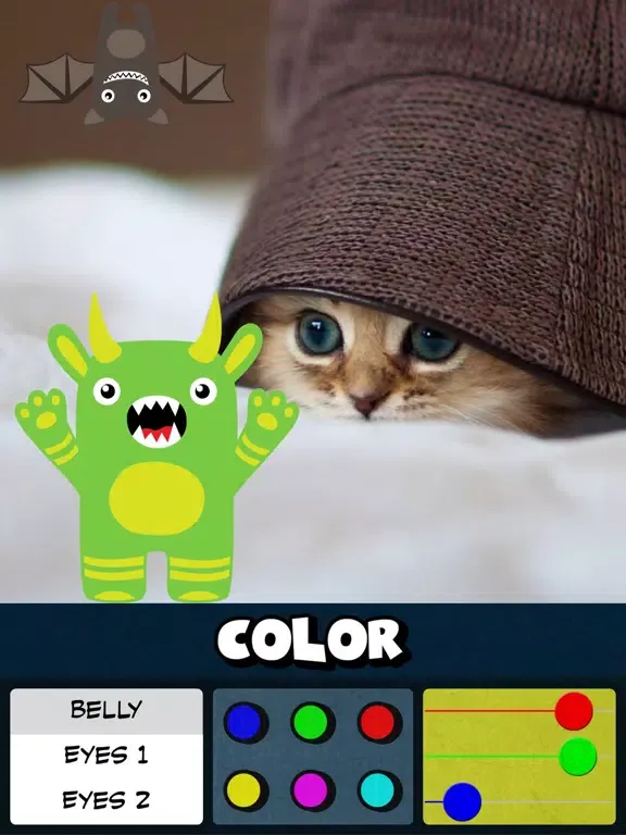 Screenshot di Monster Color Stickers iPad 