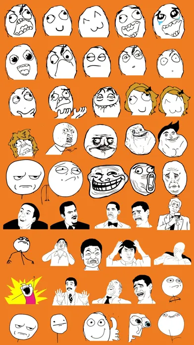 Captures d'écran de Rage Color Stickers
