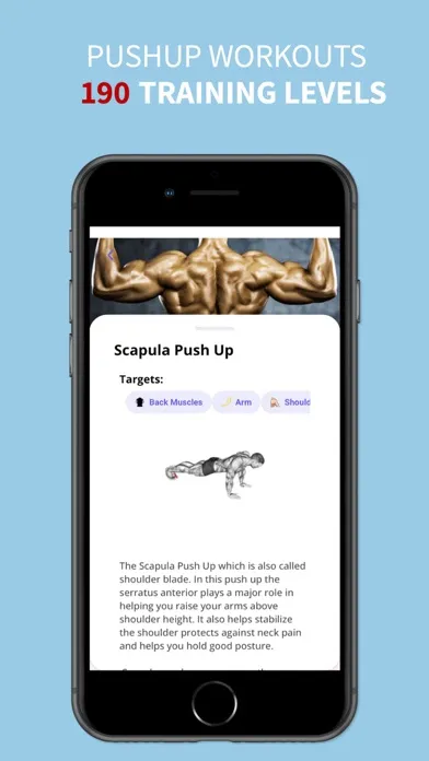Tangkapan skrin AlphaMale Pushup Trainer