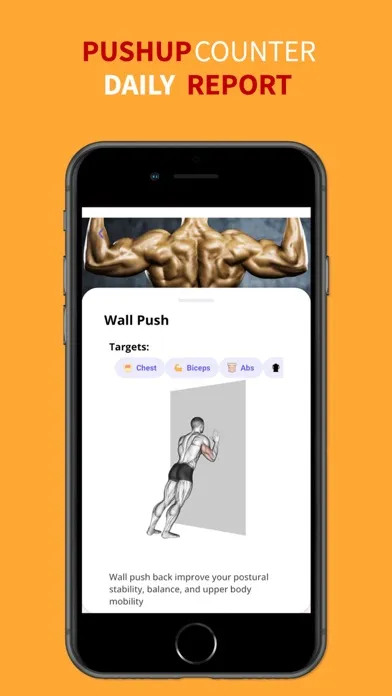 Tangkapan skrin AlphaMale Pushup Trainer