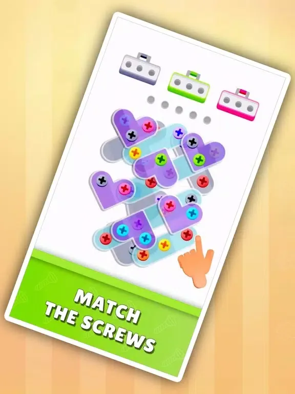 Match The Screw Jam iPad 应用截图