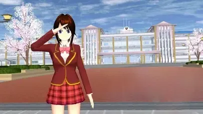 Capturas de tela do Sakura Girl C-School Simulator