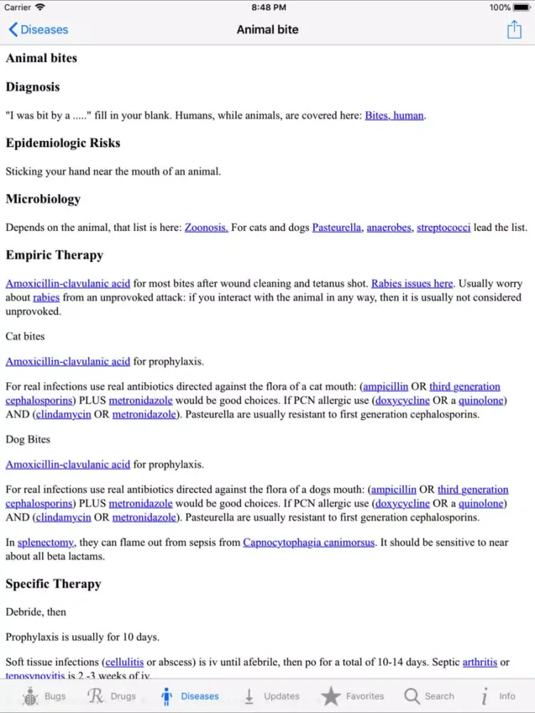 صور Infectious Disease Compendium iPad 