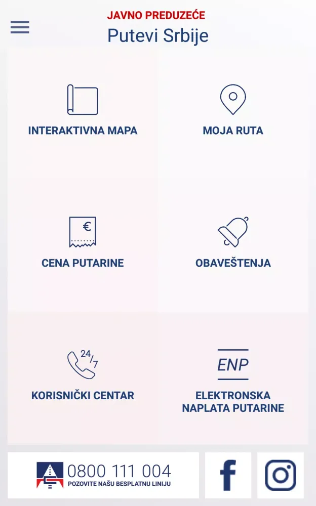Putevi Srbije Ekran Görüntüleri