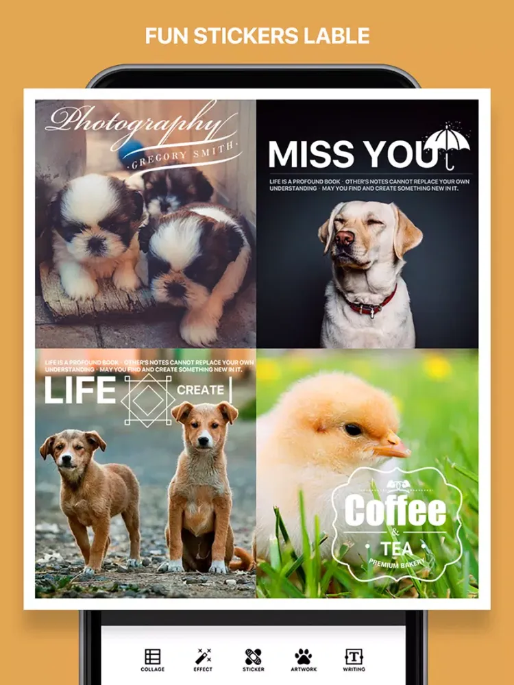 Ảnh chụp màn hình của Photo Poster Pro - photo frame editor and picture collage maker iPad 