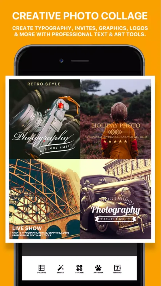 Ảnh chụp màn hình của Photo Poster Pro - photo frame editor and picture collage maker