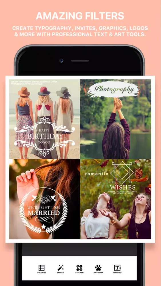 Ảnh chụp màn hình của Photo Poster Pro - photo frame editor and picture collage maker