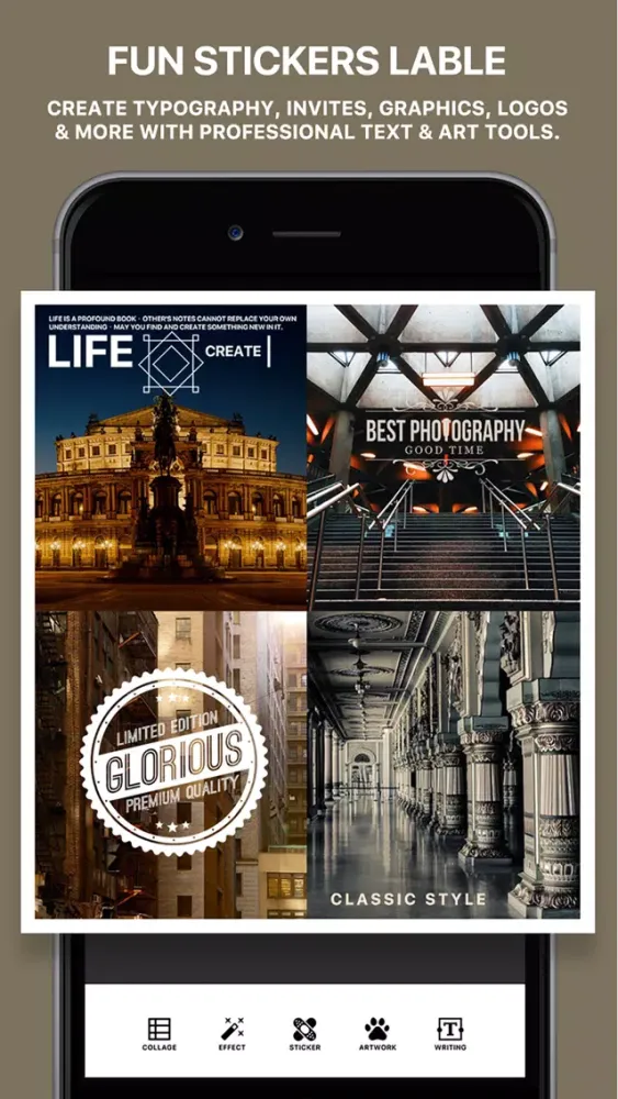 Ảnh chụp màn hình của Photo Poster Pro - photo frame editor and picture collage maker
