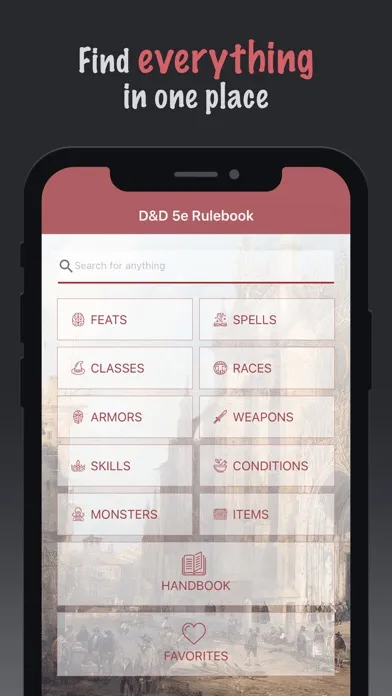 DnD 5e Rulebook سکرین شاٹس